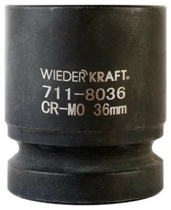 Ударная шестигранная торцевая головка WIEDERKRAFT  WDK 711 8036