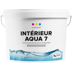 Краска для влажных помещений Vincent 092 100 INTERIEUR AQUA I 7