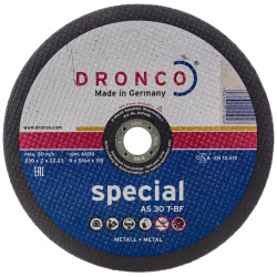 Диск отрезной по металлу DRONCO 1231055100 Special AS30T