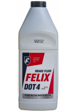 Тормозная жидкость FELIX 430130006 ДОТ 4 Тосол Синтез