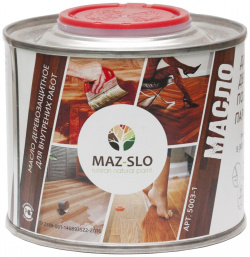 Масло для деревянного пола и паркета MAZ SLO 8073068 бесцветное 0 35 л