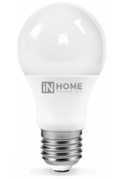 Светодиодная лампа IN HOME 4690612024066 LED A65 VC