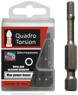 Шестигранная бита Quadro Torsion  440550