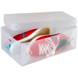 Пластиковые коробка для хранения обуви Tatkraft 16118 GLASGOW