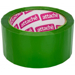 Упаковочная клейкая лента Attache 146161 48 мм х 66 м  45 мкм зеленая