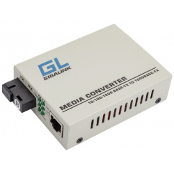 Конвертер Gigalink  GL MC UTPF SC1G 18SM 1550