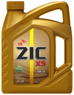 Синтетическое масло для легковых авто zic 162609 X9 LS 5w40 Diesel SN/CF MB Approval 229 dexos2