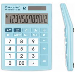 Настольный калькулятор BRAUBERG 250502 ULTRA PASTEL 12 LB
