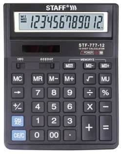 Настольный калькулятор Staff 250458 STF 777