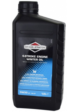 Зимнее синтетическое масло для 4 тактных двигателей Briggs&Stratton 100007W B&S SAE 5W30