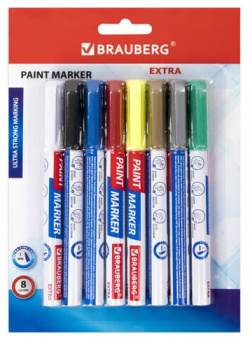 Лаковый маркер краска BRAUBERG 151991 EXTRA paint marker