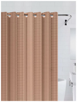 Штора для ванной комнаты Bath Plus  NFD 3D brown