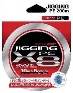 Шнур Linesystem 04416 Jigging PE X8