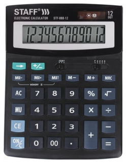 Настольный калькулятор Staff 250149 STF 888 12