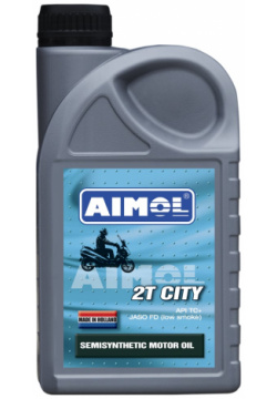 Масло для двухтактных мотоциклетных двигателей AIMOL 8717662398445 2T City