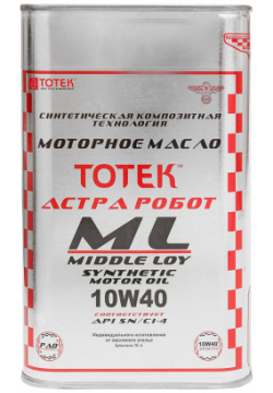 Моторное масло ТОТЕК ML1040001 Астра Робот ML SAE 10W40