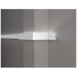 Ударопрочный влагостойкий потолочный карниз под LED подсветку Decor Dizayn  DD616