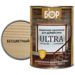 Защитная пропитка для древесины Бор 4690417079384 ULTRA