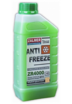 Антифриз ZALMER ZR40G001 Antifreeze ZR4000 LLC G11