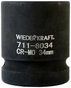 Ударная шестигранная торцевая головка WIEDERKRAFT  WDK 711 8034
