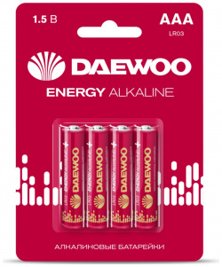 Алкалиновая батарейка DAEWOO 5029903 ENERGY Alkaline 2021