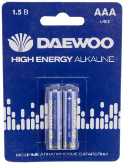 Алкалиновая батарейка DAEWOO 5030350 HIGH ENERGY Alkaline 2021