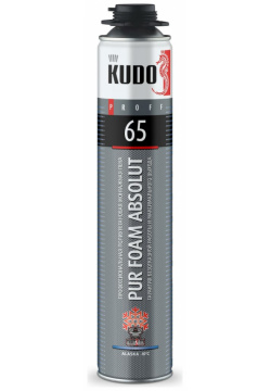Полиуретановая монтажная пена KUDO KUPP10W65 ПРОФ PROFF 65 ALASKA