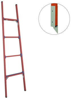 Стеклопластиковая приставная диэлектрическая лестница Антиток 471529 ЛСПД 1 8 МГ