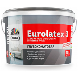 Краска Dufa Н0000003404 Retail ВД EUROLATEX 3