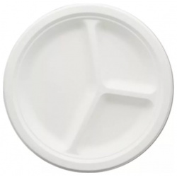 Большая круглая трехсекционная тарелка Greenmaster  ТТ26