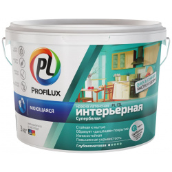 Латексная моющаяся краска Profilux Н0000001059 ВД PL 13L