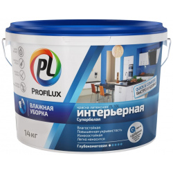 Латексная влагостойкая краска Profilux МП00 004915 ВД PL 10L