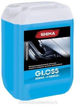 Концентрированный воск для сушки и защиты кузова автомобиля SHIMA 4626016836288 GLOSS