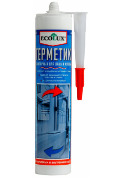 Санитарный герметик Ecolux  4607133683443
