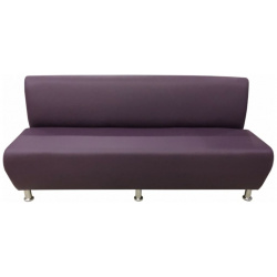 Трехместная секция дивана Мягкий Офис КЛ701ФЛТ фиолетовая