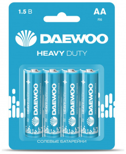 Солевая батарейка DAEWOO 5029309 Heavy Duty 2021