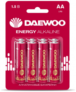 Алкалиновая батарейка DAEWOO 5031081 ENERGY Alkaline 2021