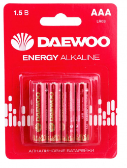 Алкалиновая батарейка DAEWOO 5031111 ENERGY Alkaline 2021
