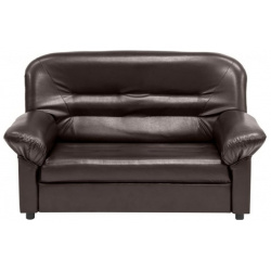 Двухместный диван Мягкий Офис МО203КОР_MH с механизмом коричневый