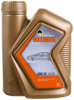 Минеральное моторное масло Роснефть 40814232 Maximum 10W 30 SG CD
