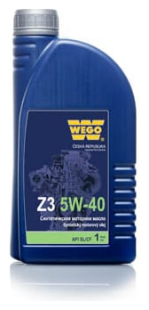Синтетическое моторное масло WEGO 4627089062680 Z3 5W 40 SL/CF