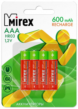 Аккумулятор Mirex  23702 HR03 06 E4