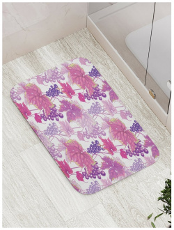 Противоскользящий коврик для ванной  сауны бассейна JOYARTY bath_21614 Сочный виноград