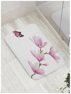 Противоскользящий коврик для ванной  сауны бассейна JOYARTY bath_31475 Одинокая орхидея