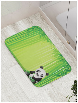 Противоскользящий коврик для ванной  сауны бассейна JOYARTY bath_17659 Приветливая панда
