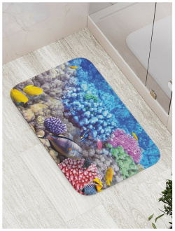 Противоскользящий коврик для ванной  сауны бассейна JOYARTY bath_21289 Красочное дно