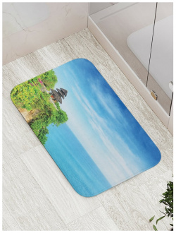 Противоскользящий коврик для ванной  сауны бассейна JOYARTY bath_16208 Дом на конце света