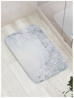 Противоскользящий коврик для ванной  сауны бассейна JOYARTY bath_30255 Белоснежный лес