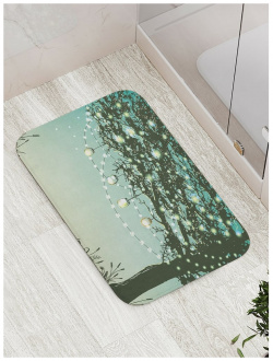 Противоскользящий коврик для ванной  сауны бассейна JOYARTY bath_18202 Украшения на дереве