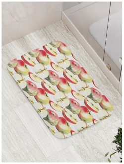 Противоскользящий коврик для ванной  сауны бассейна JOYARTY bath_52705 Яблочная живопись